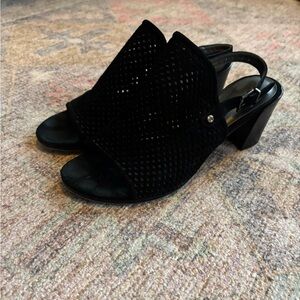 Stuart Weitzman Black Women's Heeled Sandals